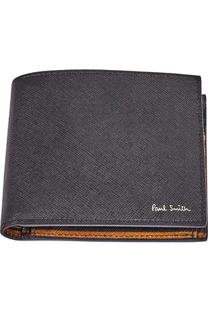 Paul Smith Tilbehør, Herre, Sort, ONE SIZE, Læder, Mini Commuter Pung med Møntlomme