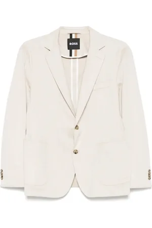 HUGO BOSS Jakke, Herre, , L, Polyester, Strækjakke med 2 knapper