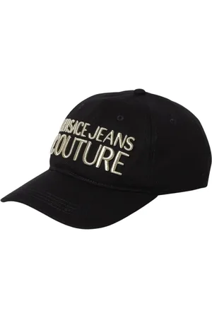VERSACE Tilbehør, Herre, Sort, ONE SIZE, Uld, Sort Baseball Cap Stilfuldt Tilbehør