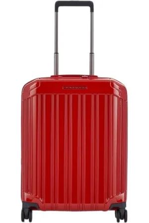 Piquadro Kuffert, unisex, Rød, ONE SIZE, Uld, Trolley Ultra Slim Four -Wheeled Bv4425Pql