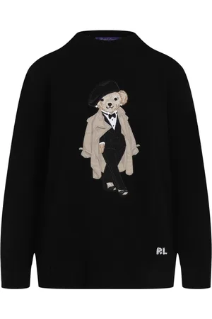 Ralph Lauren Strik, Dame, Sort, S, Dametøj Sweater Sort Noos