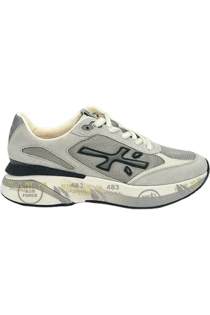 Premiata Sko, Herre, Grå, 40 EU, Uld, Stilfulde Sneakers til Mænd