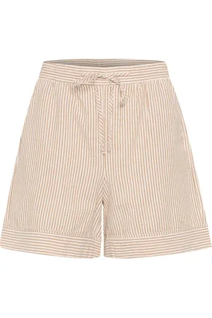 Saint Tropez Shorts, Dame, , 2XL, Bomuld, Brun Sukker Cropped Shorts & Knickers