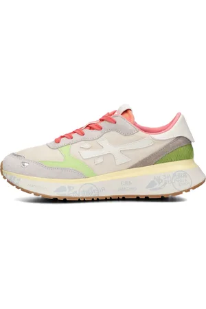 Premiata Sko, Dame, Flerfarvet, 36 EU, Beige Lauryn Dames Sneakers
