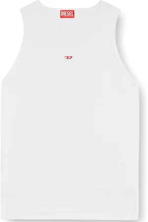 Diesel Top, Herre, Hvid, M, Uld, Lifty-D Ærmeløs Top