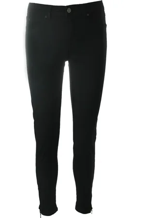 C.ro Jeans, Dame, Sort, XS, Bomuld, Magic Fit Sorte 7/8 Bukser
