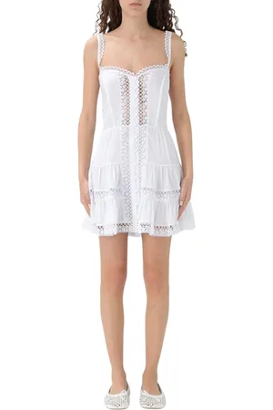 CHARO RUIZ IBIZA Kjole, Dame, Hvid, XS, Elegant Hvid Maxi Kjole