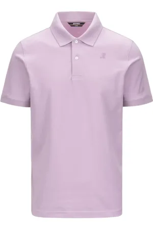 K-Way Top, Herre, Lilla, S, Bomuld, Kortærmet Polo Shirt Lilla