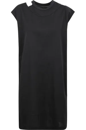 Y-3 Kjole, Dame, Sort, S, Kort Lyocell Kjole