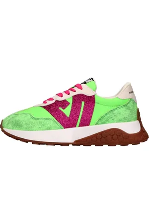 Emanuélle vee Sko, Dame, Grøn, 38 EU, Læder, Sneakers Grøn