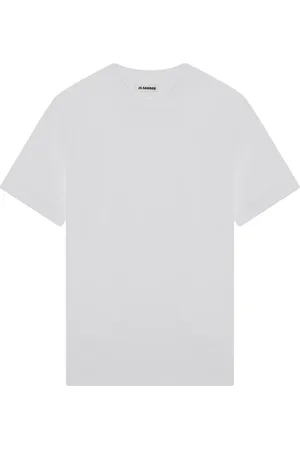 Jil Sander Top, Herre, Hvid, S, Kortærmet rund hals T-shirt
