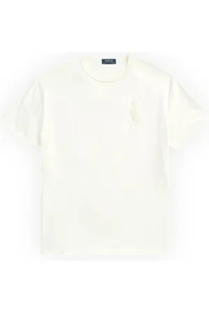 Ralph Lauren Top, Herre, , L, Bomuld, Custom Slim-Fit Bomulds T-shirt