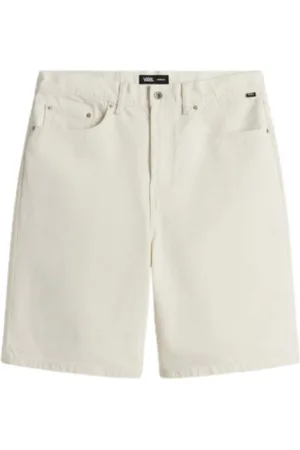 Vans Shorts, Herre, Hvid, W34, Denim, Denim Baggy Shorts med Logo Detalje