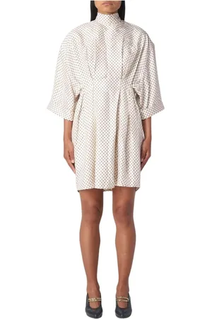 Lanvin Kjole, Dame, Hvid, XS, Elegant Hvid Mini Kjole