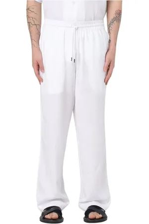 Emporio Armani Bukser, Herre, Hvid, XL, Hvide badetøj bukser til mænd
