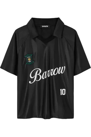 BARROW Top, Herre, Sort, M, Sort Polo Skjorte med Trykt Design