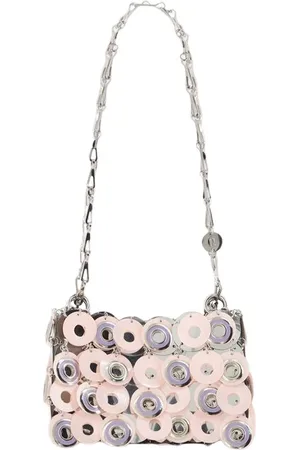 Paco rabanne Taske, Dame, Lyserød, ONE SIZE, Uld, Lyserød Syntetisk Skuldertaske