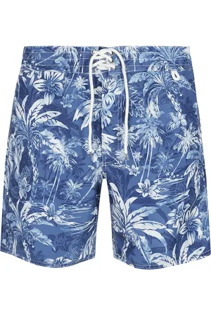 Ralph Lauren Badetøj, Herre, Blå, W32, Langt svømmetrunk til Palm Island