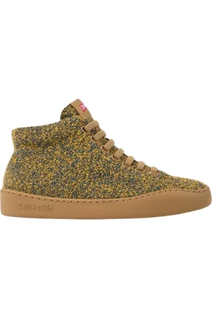 Camper Sko, Dame, Flerfarvet, 35 EU, Uld, HighTop Knit Sneaker