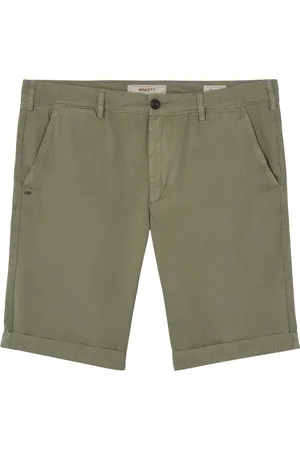 40 Weft Shorts, Herre, Grøn, 2XL, Grøn Bermuda Chino Shorts