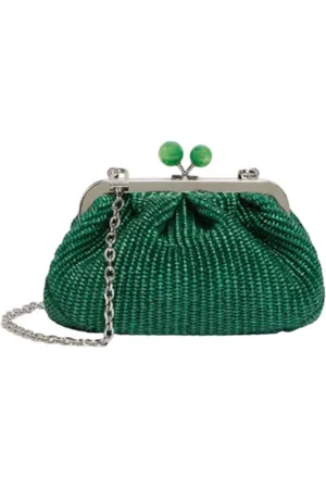 Max Mara Taske, Dame, Grøn, ONE SIZE, Uld, Grøn Pasticcino taske lille clutch