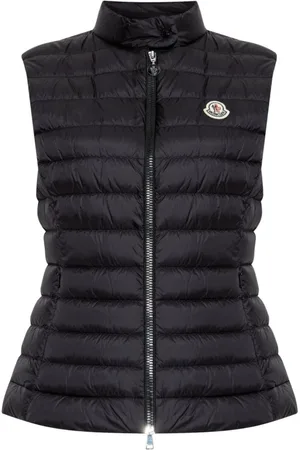 Moncler Jakke, Herre, Sort, XL, Uld, Sort Kvinders Gilet Vest