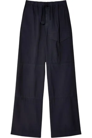 DRIES VAN NOTEN Bukser, Herre, Blå, M, Bomuld, Marineblå Bomuld Bukser