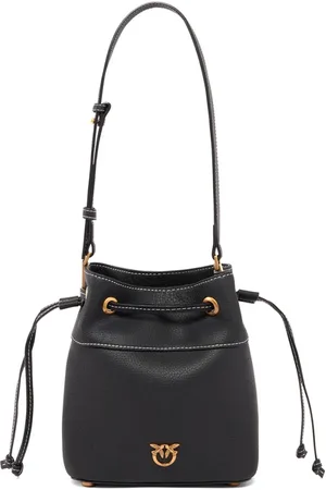 Pinko Taske, Dame, Sort, ONE SIZE, Uld, Classic Brioche Hobo Taske