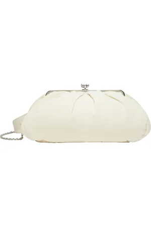 Max Mara Taske, Dame, Hvid, ONE SIZE, Bomuld, Pasticcino Bag Large Clutch