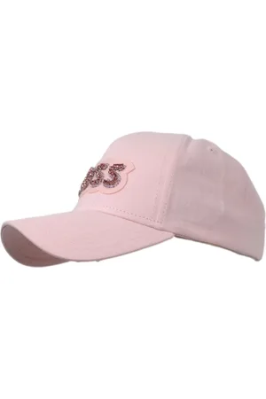 HUGO BOSS Tilbehør, Herre, Lyserød, ONE SIZE, Bomuld, Skinnende Logo Skygge Hat Lilyan-St