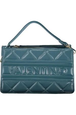 Valentino by Mario Valentino Taske, Dame, Grøn, ONE SIZE, Uld, Grøn skuldertaske med aftagelig rem