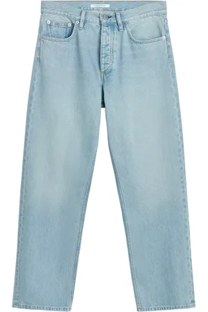 Sunflower Jeans, Herre, Blå, W33 L32, Løstsiddende Blomsterbukser