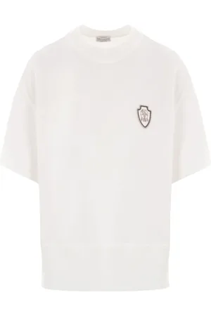 Brunello Cucinelli Top, Dame, Hvid, S, Uld, T-Shirt