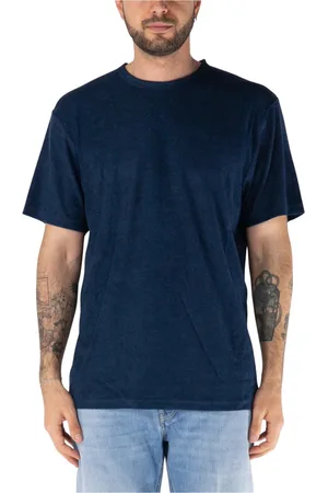MC2 SAINT BARTH Top, Herre, Blå, M, Gary Terry Svamp T-shirt