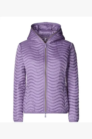 save the duck Jakke, Dame, Lilla, 2XL, Nylon, Melody Hooded Quilted Jacket