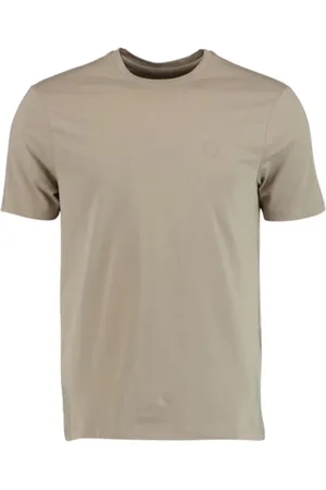 Armani Exchange Top, Herre, , S, Bomuld, Bomuld T-shirt med Rund Hals