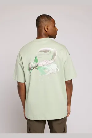 Aeden Top, Herre, Grøn, S, Grøn Neo Tee Skjorte