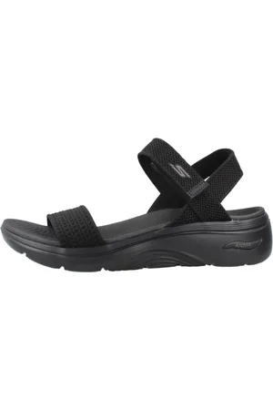 Skechers Sko, Dame, Sort, 36 EU, Behagelige Arch Fit Sandaler