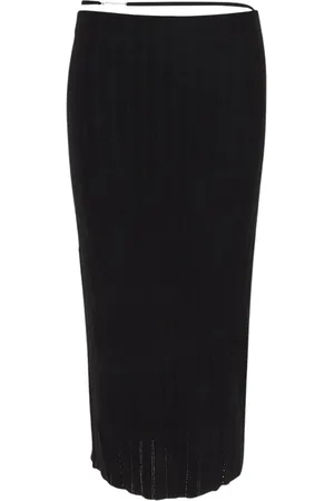Jacquemus Nederdel, Dame, Sort, XS, Polyester, Pralù Viskose Nederdel