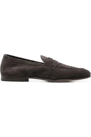 HENDERSON BARACCO Sko, Herre, Brun, 43 EU, Suede, Suede Loafers Baracco Stil