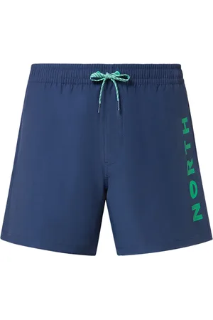 North Sails Badetøj, Herre, Blå, S, Bomuld, Logo Print Strandtøj Badedragt Blå
