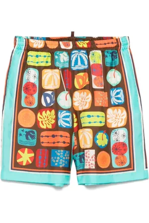 Dsquared2 Shorts, Herre, Flerfarvet, M, Moderne Herretøj Kollektion