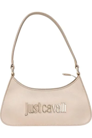 Roberto Cavalli Taske, Dame, Gul, ONE SIZE, Uld, Elegant Skuldertaske Platin Kvinder