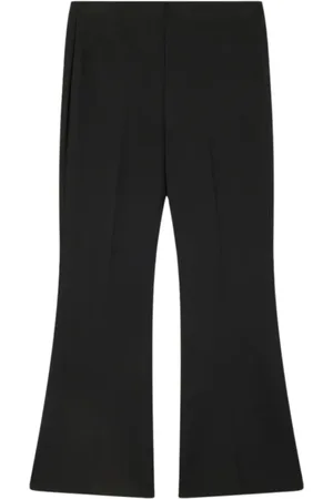 LIVIANA CONTI Bukser, Dame, Sort, XL, Sort Milano Bukser med Foldet Ben