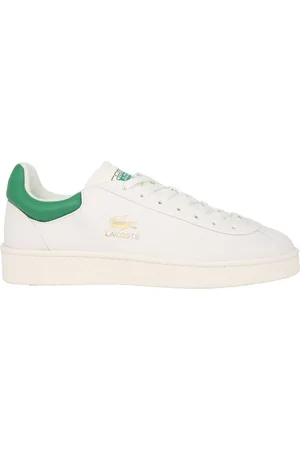 Lacoste Sko, Herre, Hvid, 44 1/2 EU, Læder, Hvid Herresneaker - Baseshot