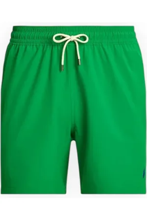 Ralph Lauren Badetøj, Herre, Grøn, XL, Traveler Mid Trunk Beachwear