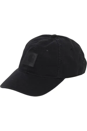 Carhartt Tilbehør, Herre, Sort, ONE SIZE, Bomuld, Sort Bomuldskanvas Logo Patch Hat