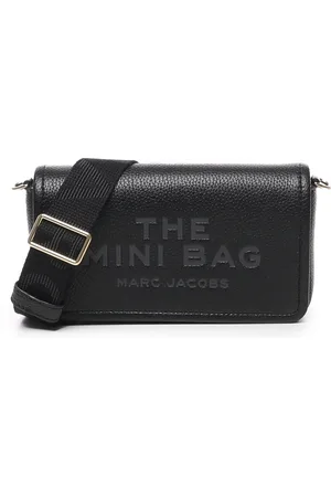 Marc Jacobs Taske, Dame, Sort, ONE SIZE, Uld, Sort Skuldertaske med Klapslukning