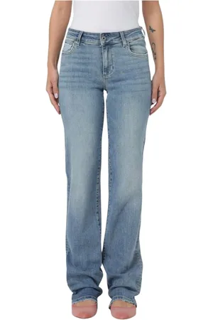 Liu Jo Jeans, Dame, Blå, W33, Denim, Blå Straight-Leg Denim Jeans