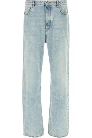 Balenciaga Jeans, Herre, Blå, W31, Tidløse Straight-Leg Jeans